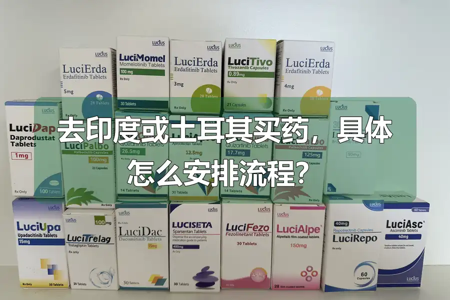 去印度或土耳其买药,具体怎么安排流程?